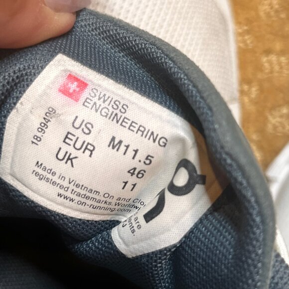 On Running Cloud Nexus Glacier Limelight Running Sneakers Men's Size 11.5 Shoes - Picture 14 of 14